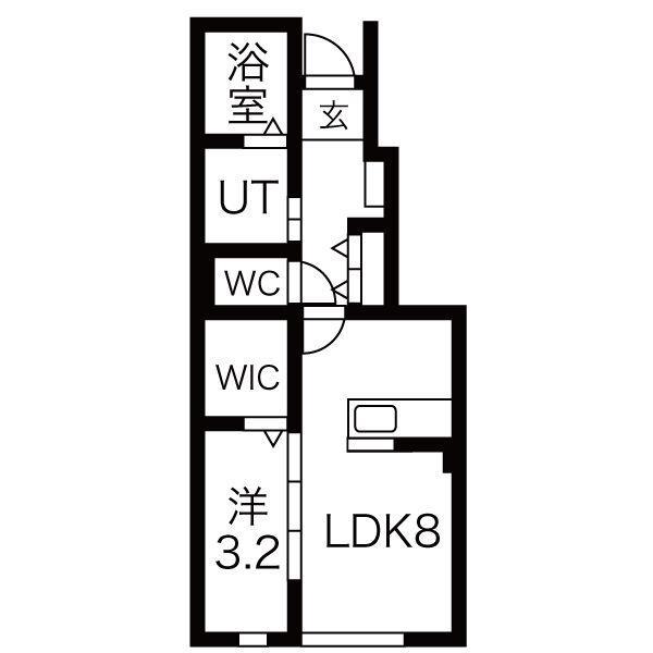 ａｉｌｅ　１の間取り