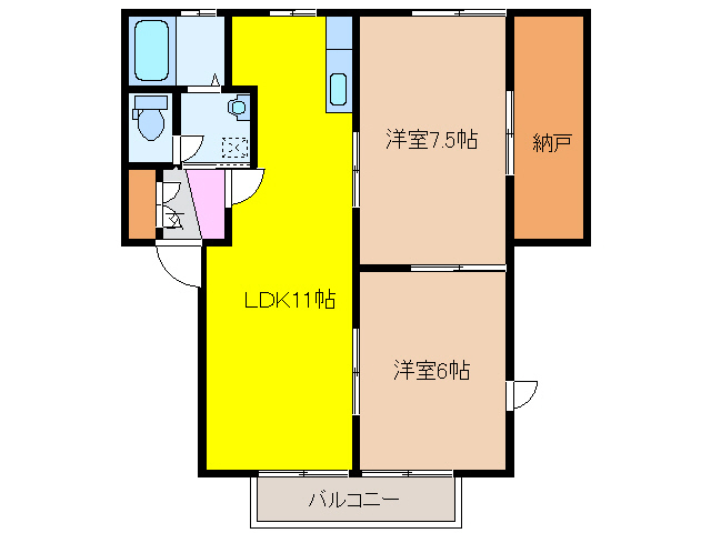 ファミィールＪの間取り