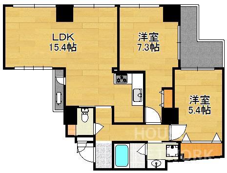 サンヴェール京都西陣の間取り