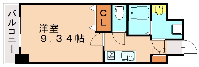 北九州市八幡西区黒崎のマンションの間取り