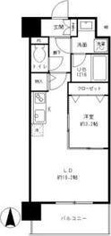 【吹田市垂水町のマンションの間取り】