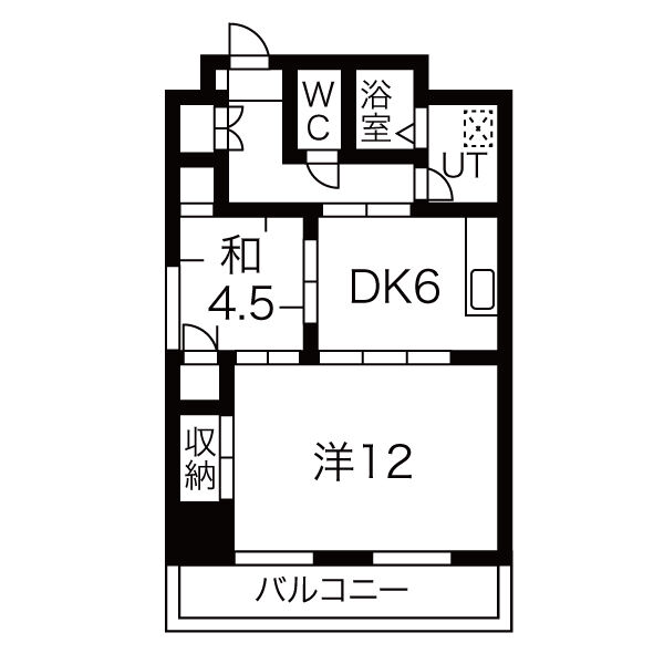 エクスクリエ高畑の間取り