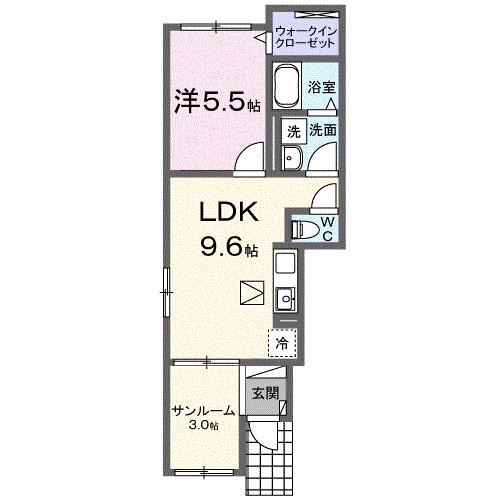 ［大東建託］ネオプレイスＢの間取り