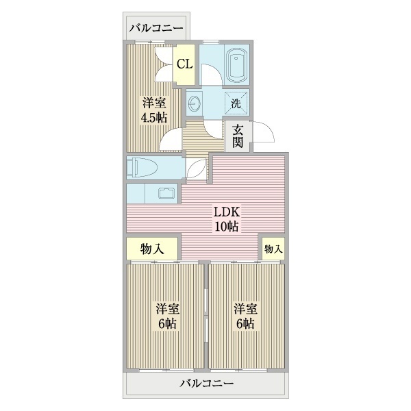 マンションリバーアイランドの間取り