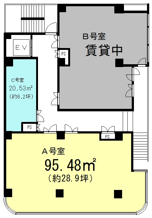 石山ビルの間取り