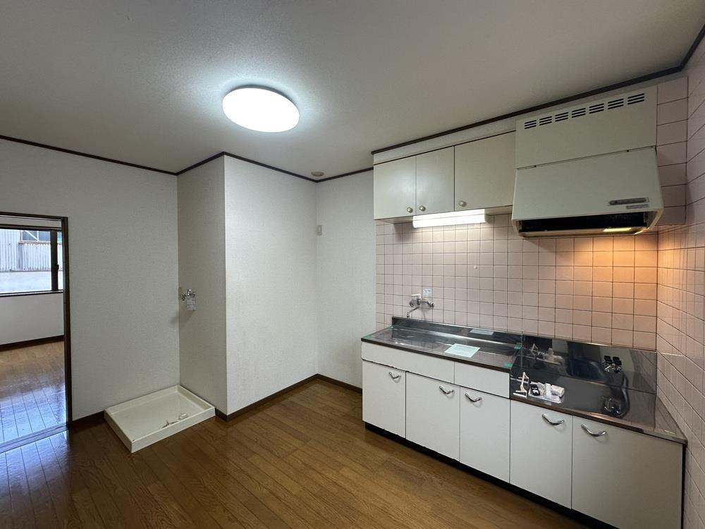 キッチン　２口ガスコンロ設置可能