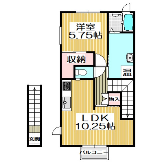 グランドール登別栄の間取り