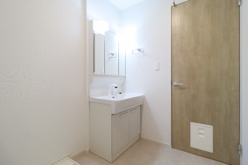 洗面設備　図面と現状に相違がある場合には現状を優先