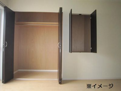 収納　洋室に収納スペースあり（イメージ画像）