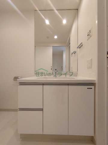 洗面設備　※参考写真です。同じ間取りの別部屋になります。