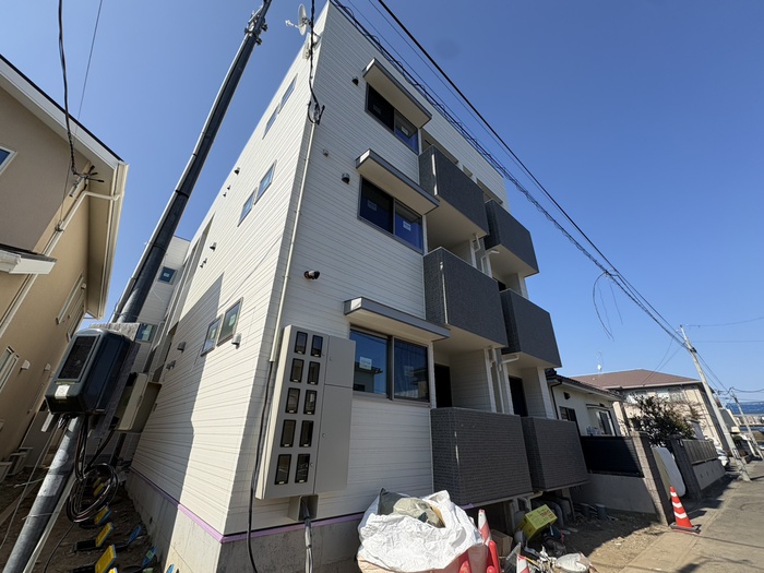 建物外観　建築中