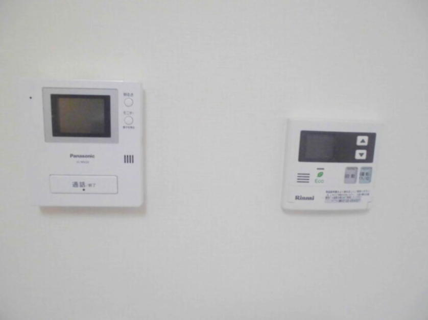 セキュリティ　モニタ付インターホンです。