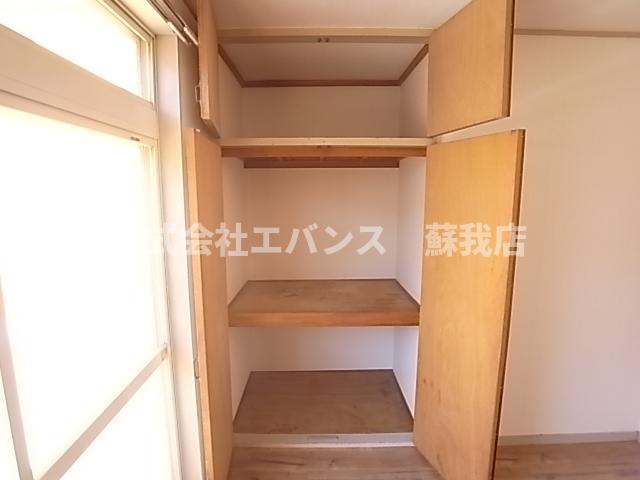 収納　十分な収納スペースがあります
