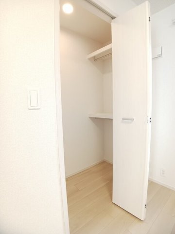 収納　たっぷりとした収納スペースです