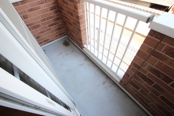 バルコニー　※別号室の写真です。