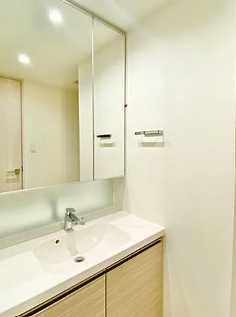 洗面設備　※別部屋の参考写真です。