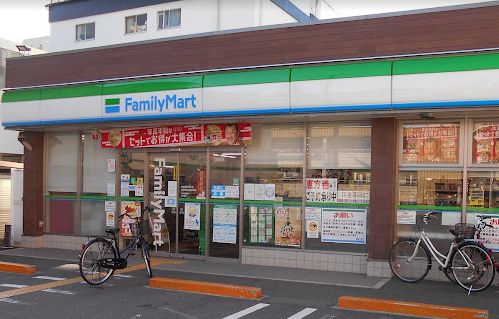 コンビニ　ファミリーマート 地下鉄あびこ駅南店（コンビニ）まで296m