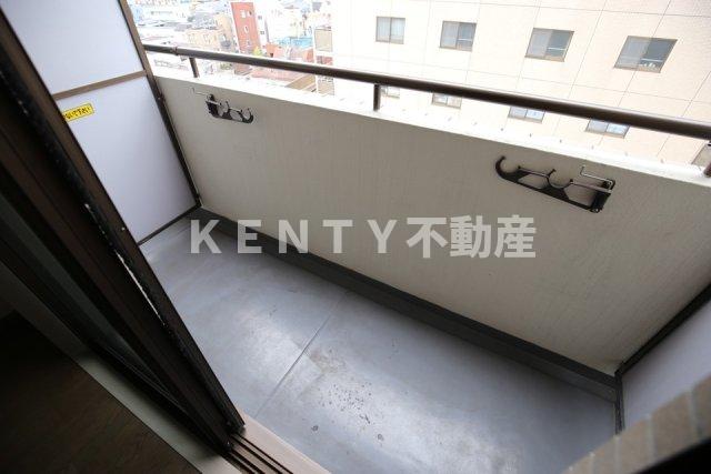 バルコニー　広々としたバルコニーです