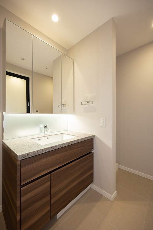 洗面設備　他部屋参考写真