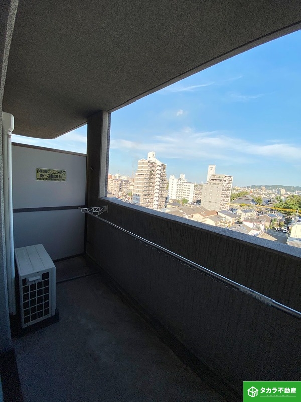 バルコニー　写真は８０２号