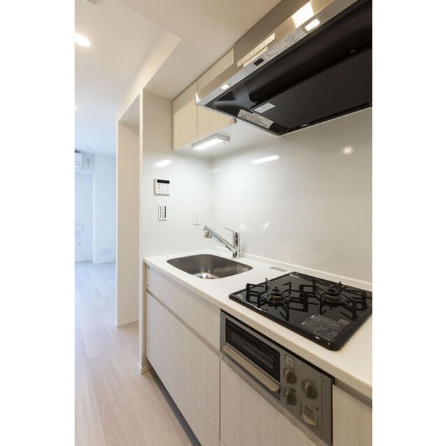 キッチン　■グリル機能付き２口ガスコンロシステムキッチン