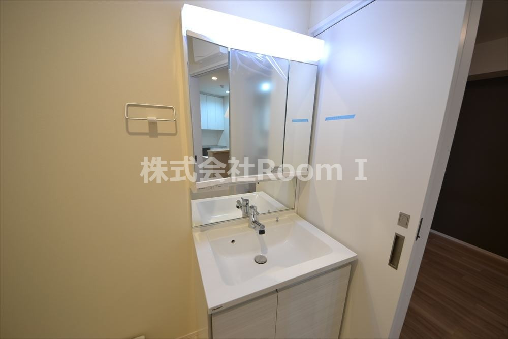 洗面設備　使いやすい洗面所です