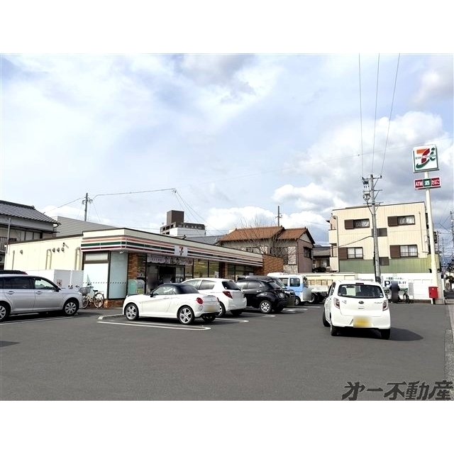 コンビニ　セブンイレブン静岡神明町店（コンビニ）まで350m