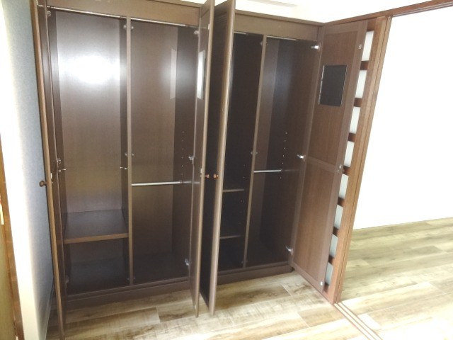 収納　収納力もきちんと確保です。