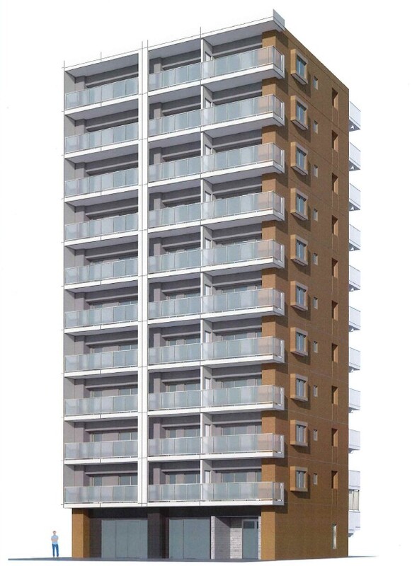 建物外観　ラシュール・イン大橋II