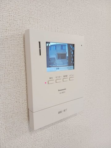セキュリティ　モニター付きインターホンです