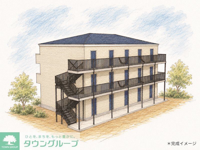 建物外観　防音仕様のQUIETシリーズ物件登場！！外観イメージイラス…