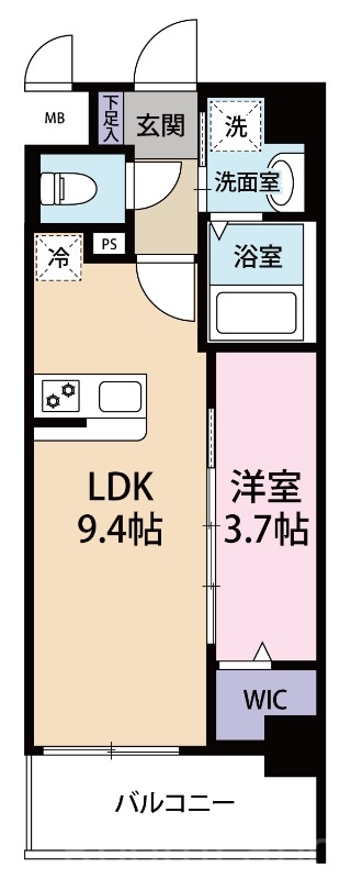 1LDK Mansion in Chuo-ku, Fukuoka, Fukuoka — photo 2 of 3