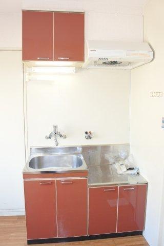 地下鉄長堀鶴見緑地線 横堤駅 徒歩10分 6階建 築37年のキッチン写真