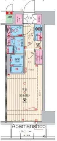 地下鉄御堂筋線 江坂駅 徒歩6分 10階建 築5年の間取り写真