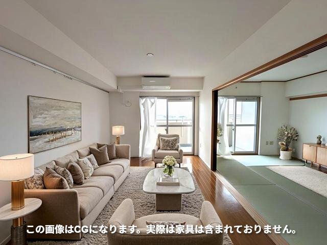 居室・リビング　★和室との間は引き戸なので場所をとりません★