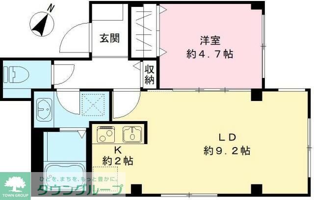 西武新宿線 沼袋駅 徒歩1分 3階建 築3年の間取り写真