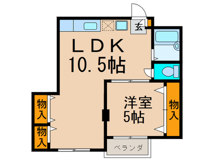 北條ビルの間取り写真