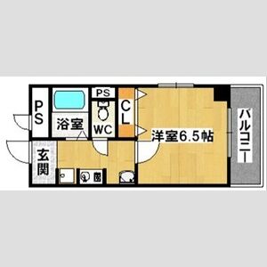 南海泉北線 深井駅 徒歩2分 9階建 築23年の間取り写真
