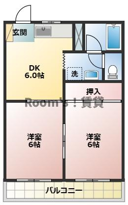 シルキーマンションの間取り写真