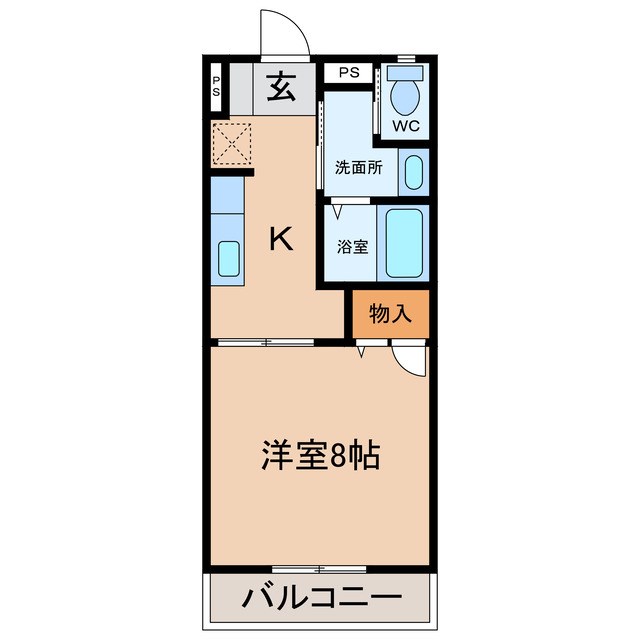ハイツ花岡の間取り写真