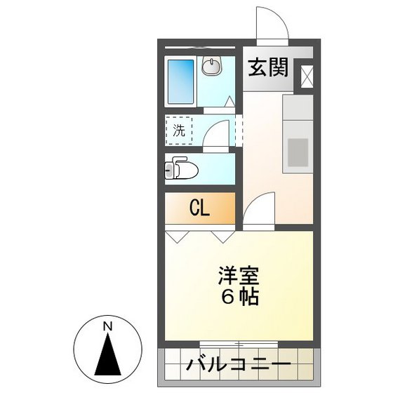 グランプリの間取り写真