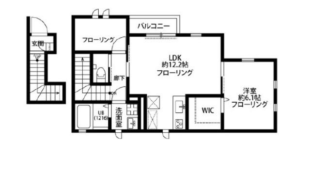 アムール江北の間取り写真