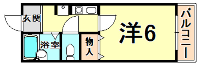 1K Mansion in Nishinomiya, Hyogo — photo 2 of 3