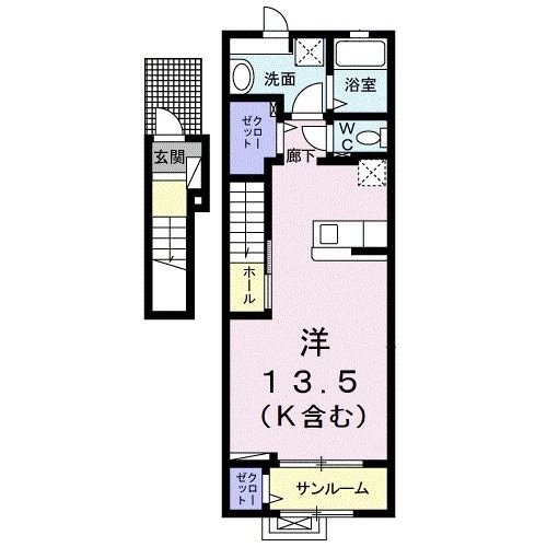 アザレアEastの間取り写真
