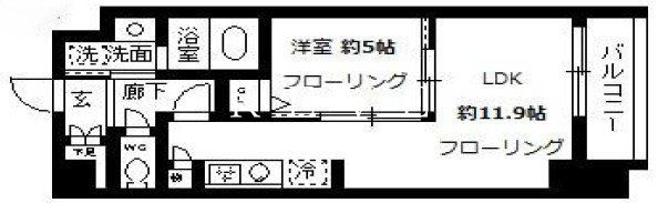 ファインクレスト入谷の間取り写真