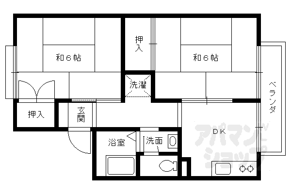 シャルムK&Nの間取り写真