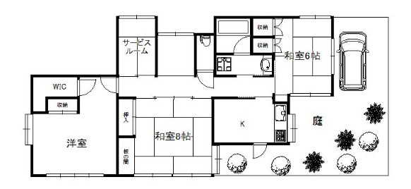 志茂五丁目戸建の間取り写真