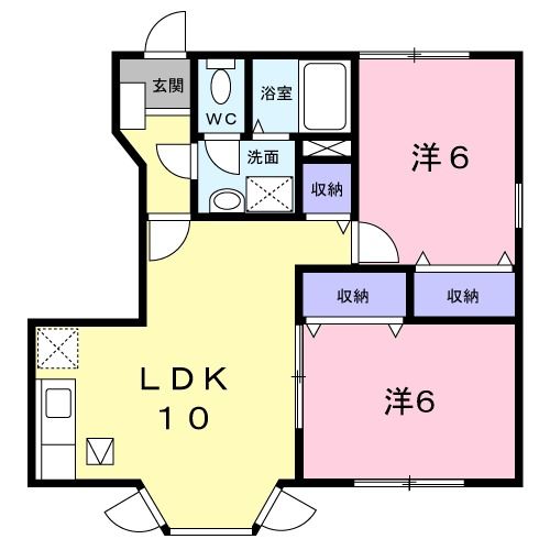 メゾンフロール 3の間取り写真