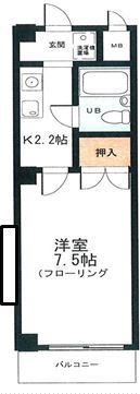 フォレスト相模の間取り写真