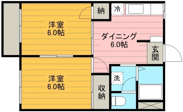 サンライズFUJI Iの間取り写真
